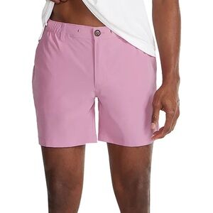 Chubbies Everywear Shorts 6in Stretch Athletic Men's Size Large Pink Golf Gym